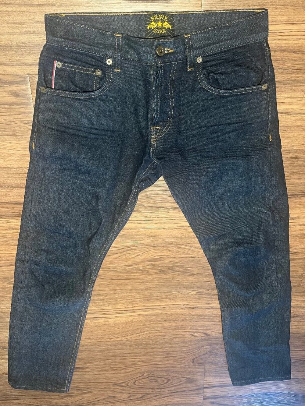 Brave Star Slim Taper 14oz 'Bayou Blue' Selvage Denim Jean